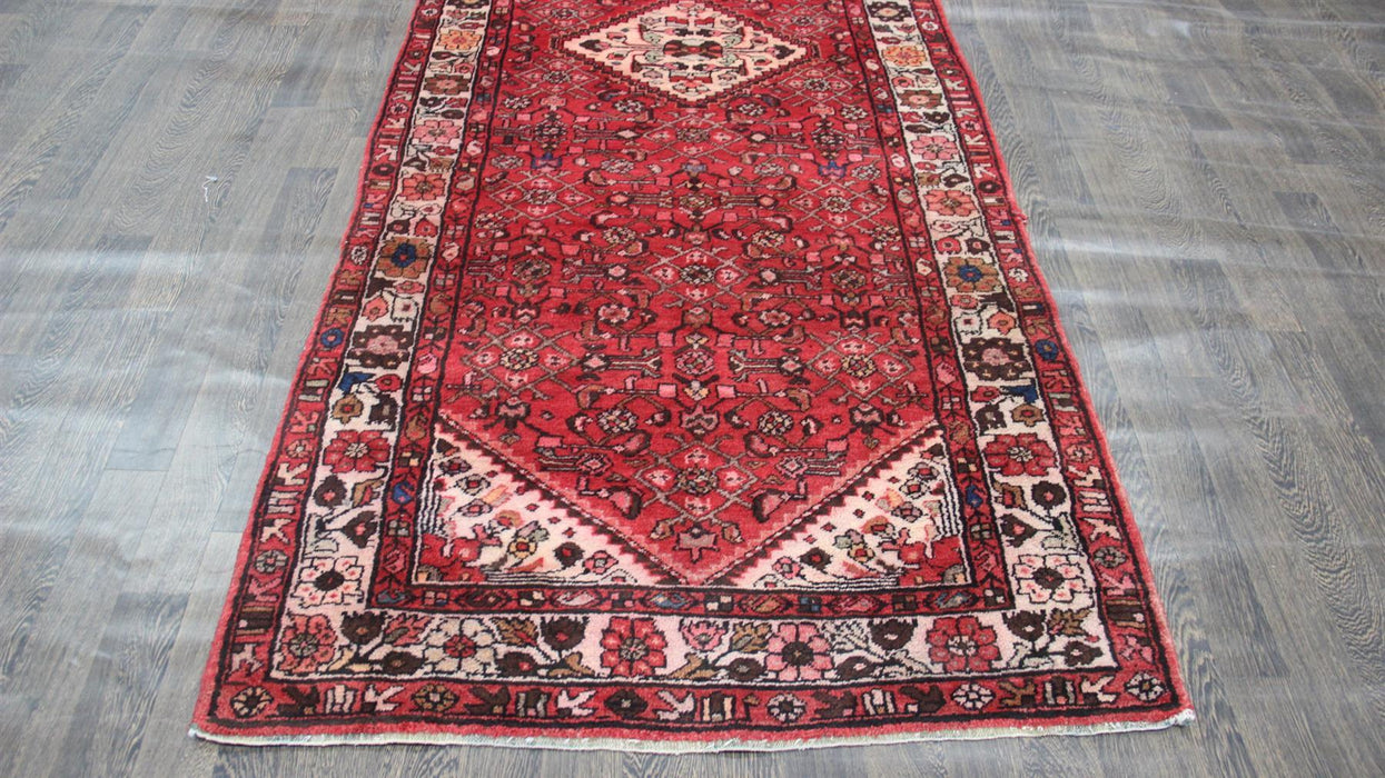 Traditional Vintage Handmade Rug 130x335cm The Rugs Outlet 