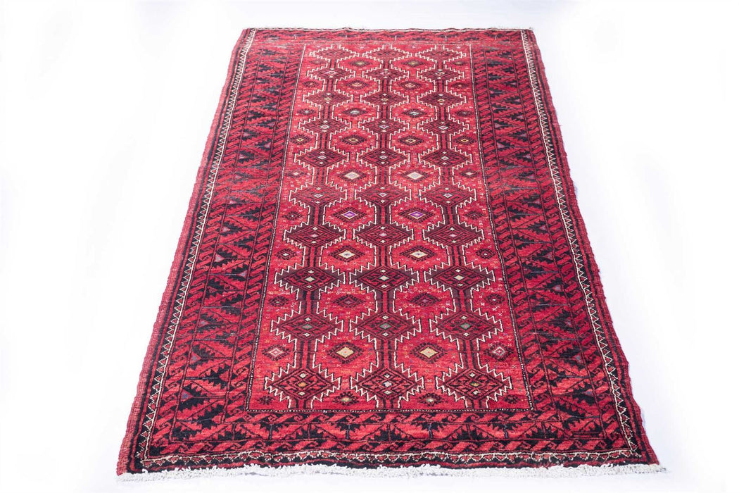 Traditional Vintage Handmade Rug 240X103 CM The Rugs Outlet 