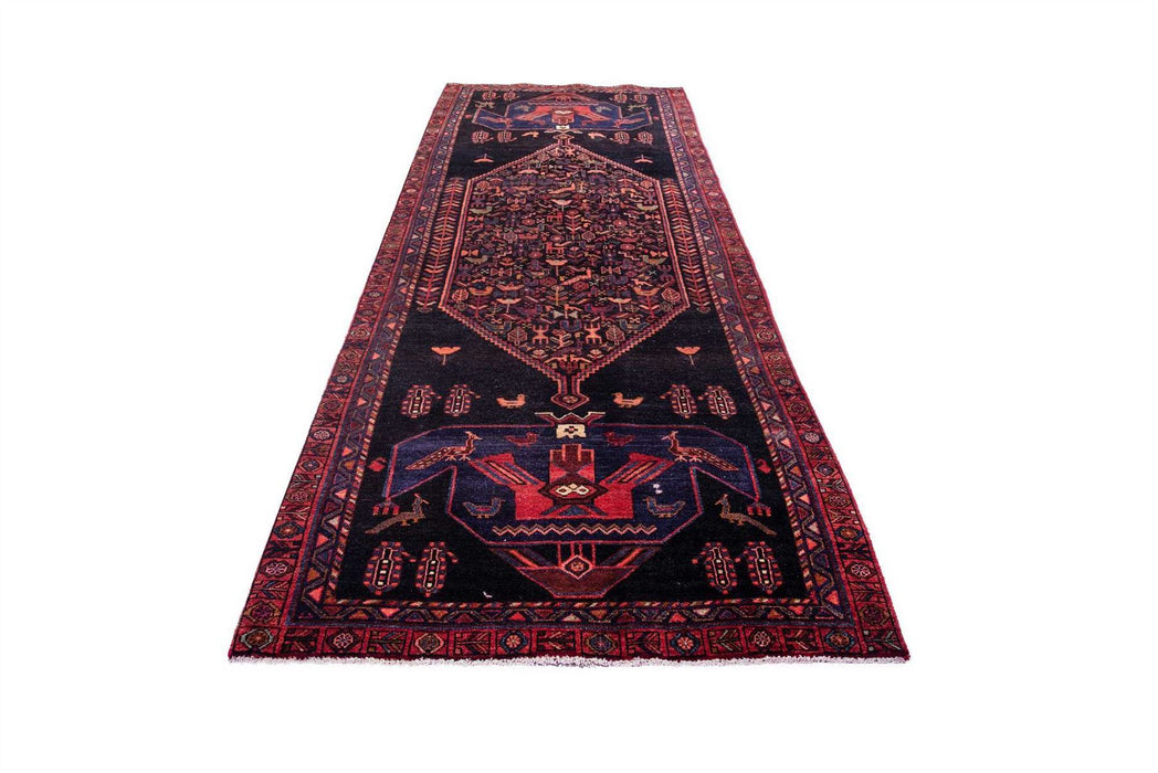 Traditional Vintage Handmade Rug 385X133 CM The Rugs Outlet 