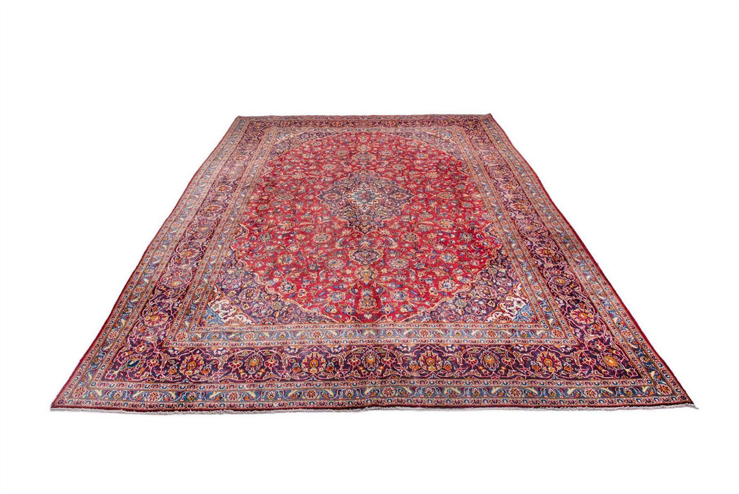 Traditional Vintage Handmade Rug 377X291 CM The Rugs Outlet 