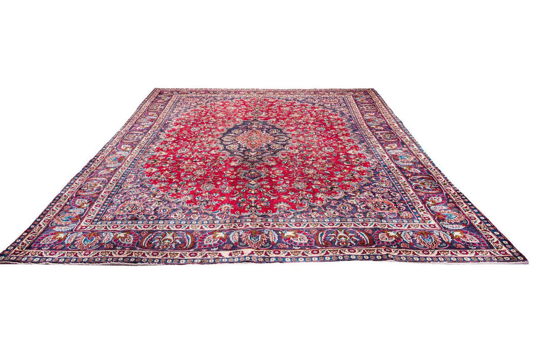 Traditional Vintage Handmade Rug 385X282 CM The Rugs Outlet 