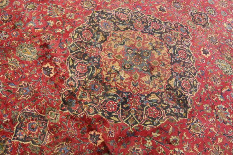 Traditional Vintage Handmade Rug 297x376cm The Rugs Outlet 