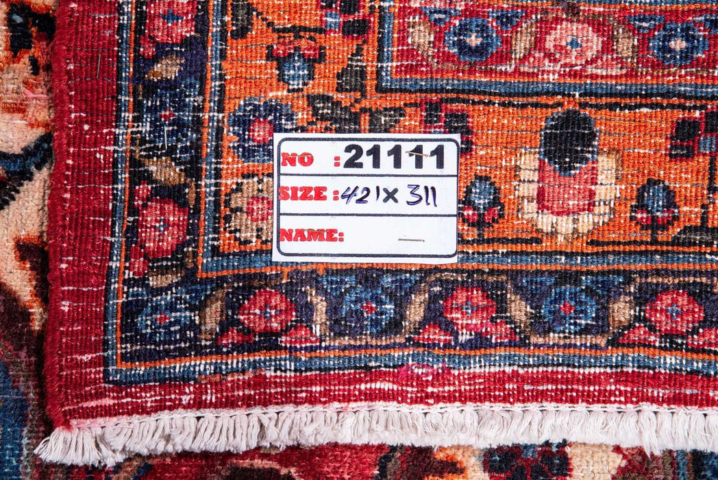 Traditional Vintage Handmade Rug 421X311 CM The Rugs Outlet 