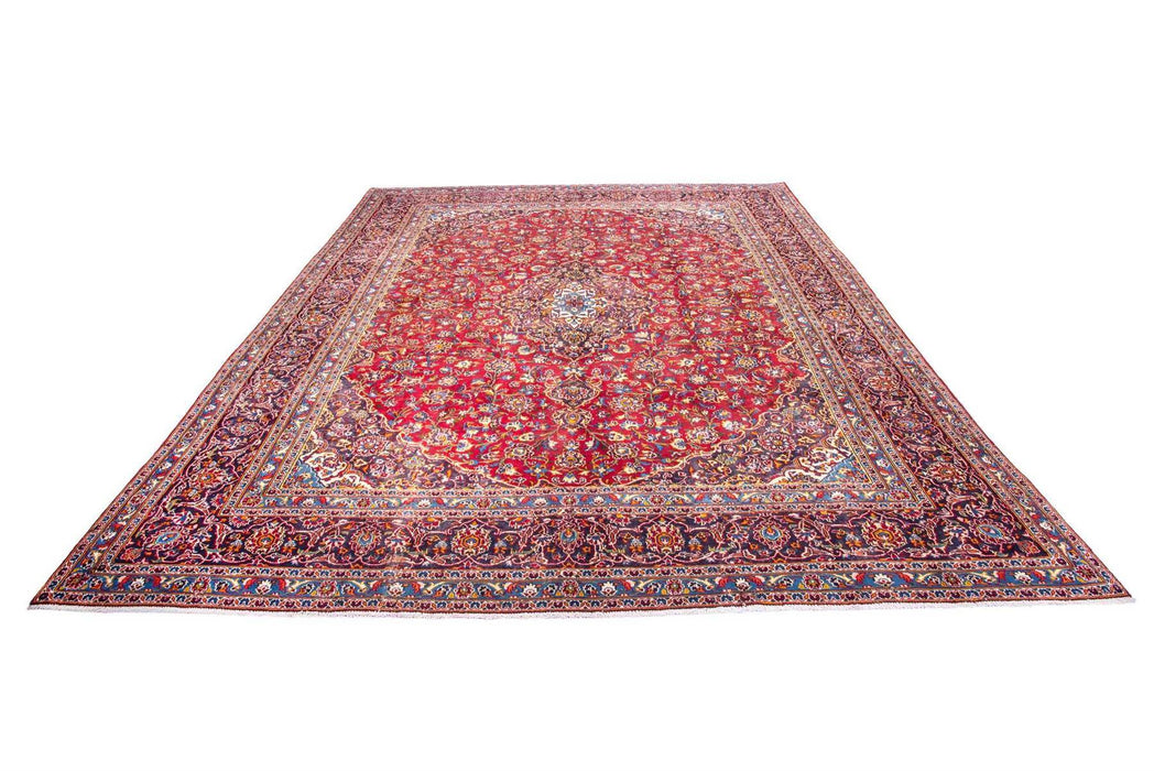 Traditional Vintage Handmade Rug 387X293 CM The Rugs Outlet 