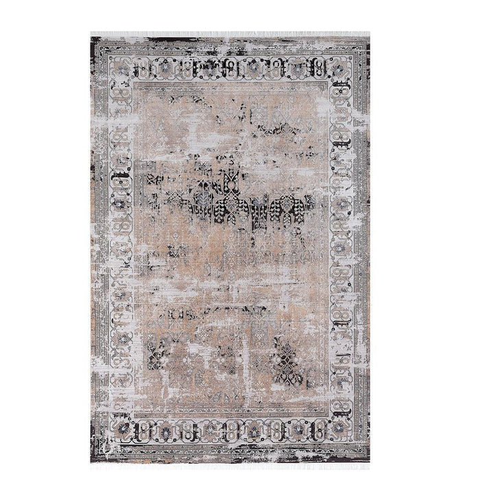 Elexus Ruby Traditional Faded Rug - Beige