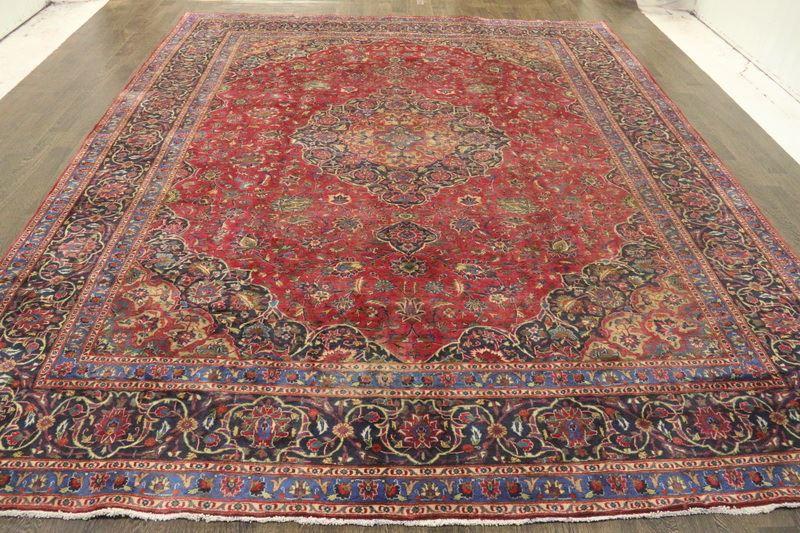 Traditional Vintage Handmade Rug 297x376cm The Rugs Outlet 