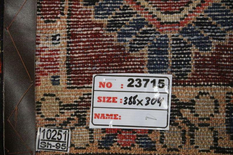 Traditional Vintage Handmade Rug 304x388cm The Rugs Outlet 