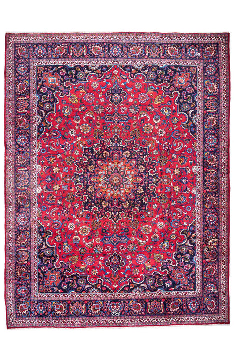 Traditional Vintage Handmade Rug 397X303 CM The Rugs Outlet 