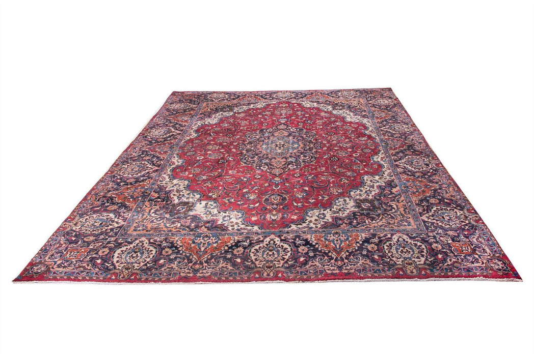 Traditional Vintage Handmade Rug 418X345 CM The Rugs Outlet 