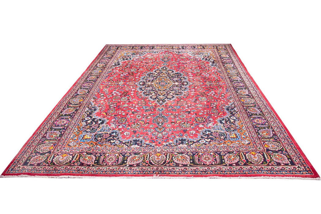 Traditional Vintage Handmade Rug 395X290 CM The Rugs Outlet 