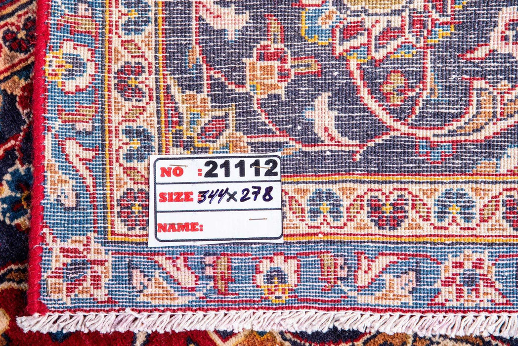 Traditional Vintage Handmade Rug 344X278 CM The Rugs Outlet 