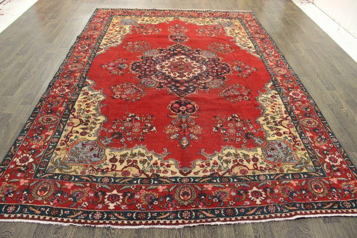 Traditional Vintage Handmade Rug 335x230cm The Rugs Outlet 