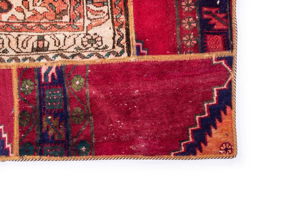 Handmade Patchwork Rug 208X145 CM The Rugs Outlet 