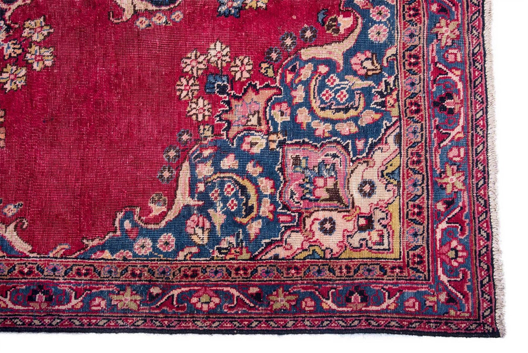 Traditional Vintage Handmade Rug 242X138 CM The Rugs Outlet 