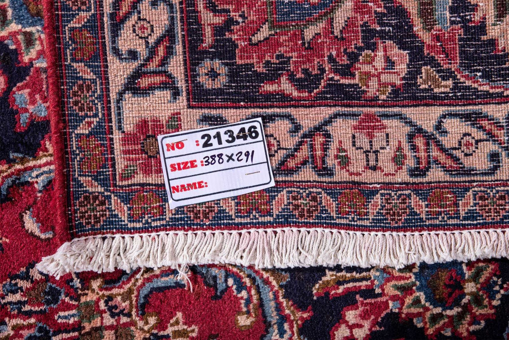 Traditional Vintage Handmade Rug 388X291 CM The Rugs Outlet 