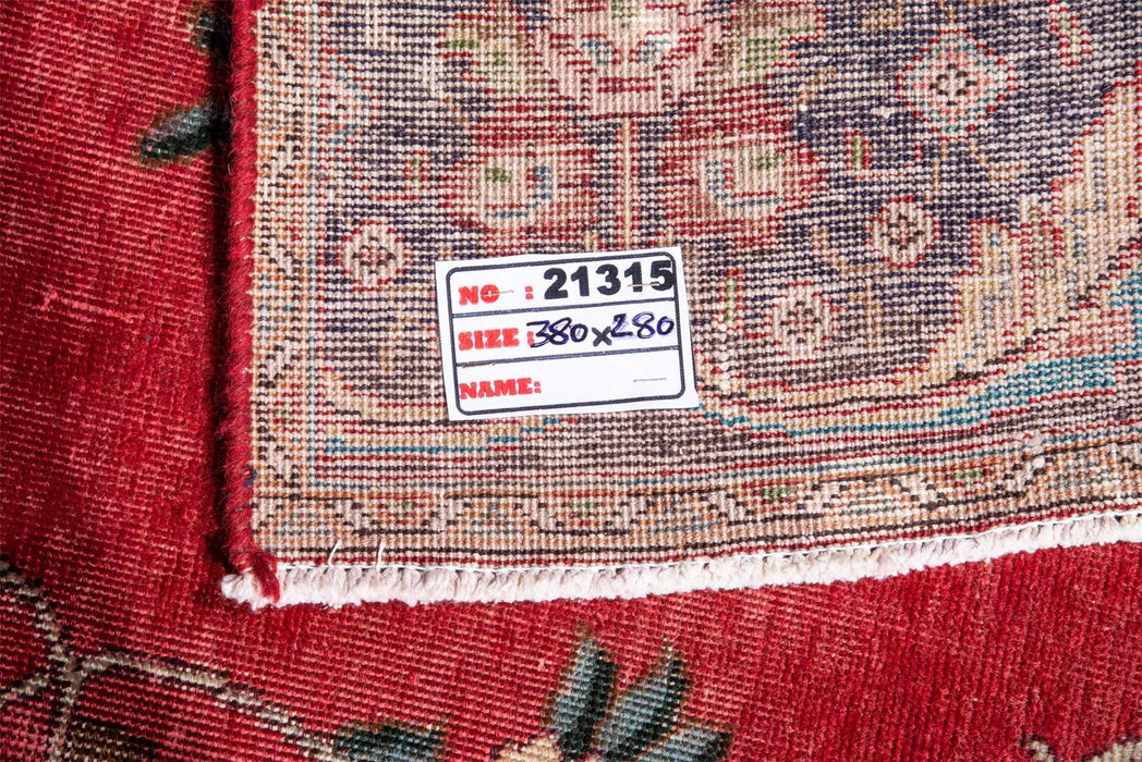 Traditional Vintage Handmade Rug 380X280 CM The Rugs Outlet 