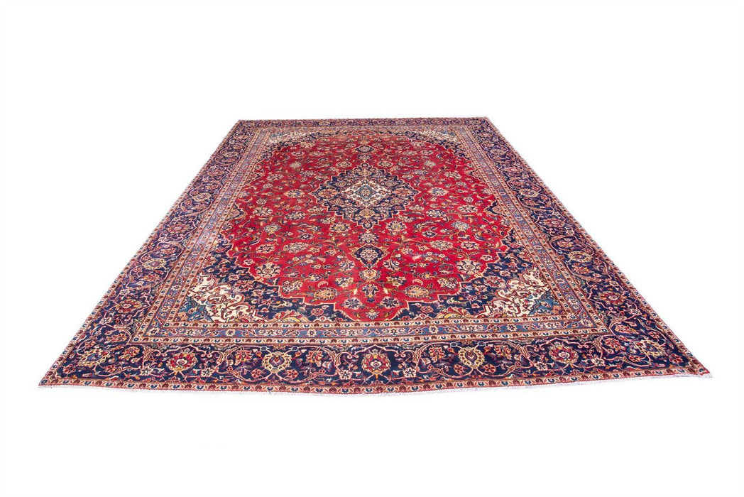 Traditional Vintage Handmade Rug 387X272 CM The Rugs Outlet 