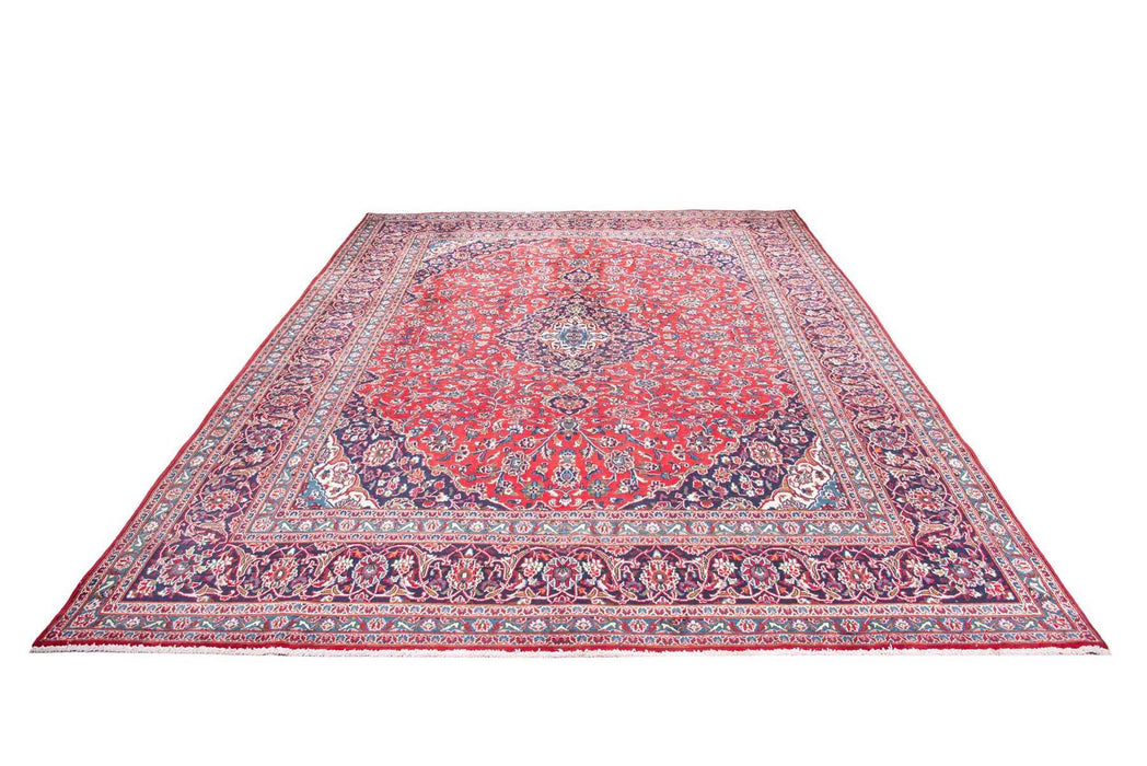 Traditional Vintage Handmade Rug 382X293 CM The Rugs Outlet 