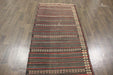 Traditional Vintage Handmade Rug 316X97cm The Rugs Outlet 