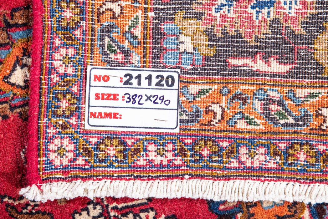 Traditional Vintage Handmade Rug 382X290 CM The Rugs Outlet 