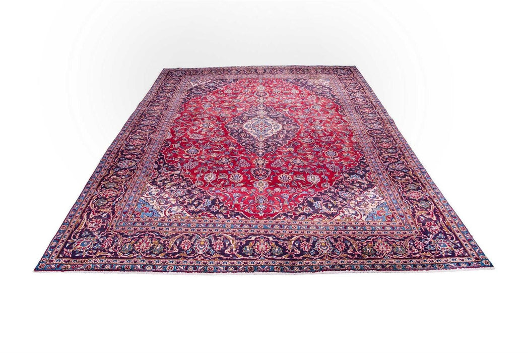 Traditional Vintage Handmade Rug 370X282 CM The Rugs Outlet 