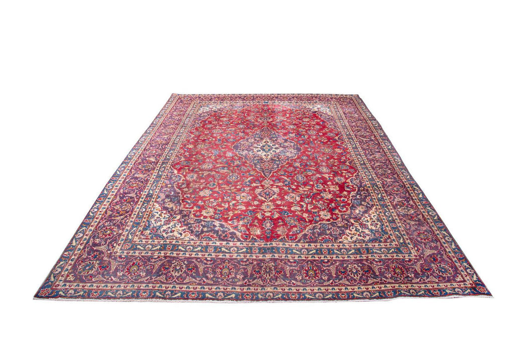 Traditional Vintage Handmade Rug 380X283 CM The Rugs Outlet 