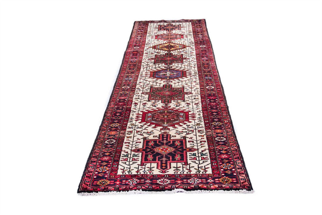 Traditional Vintage Handmade Rug 360X98 CM The Rugs Outlet 