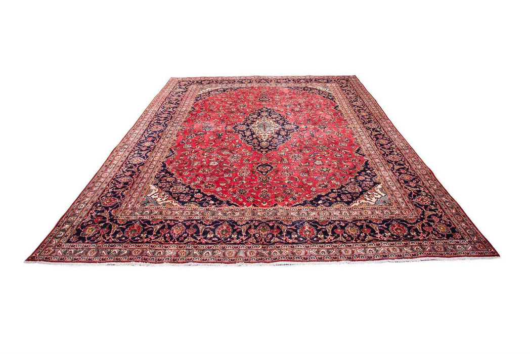 Traditional Vintage Handmade Rug 378X290 CM The Rugs Outlet 