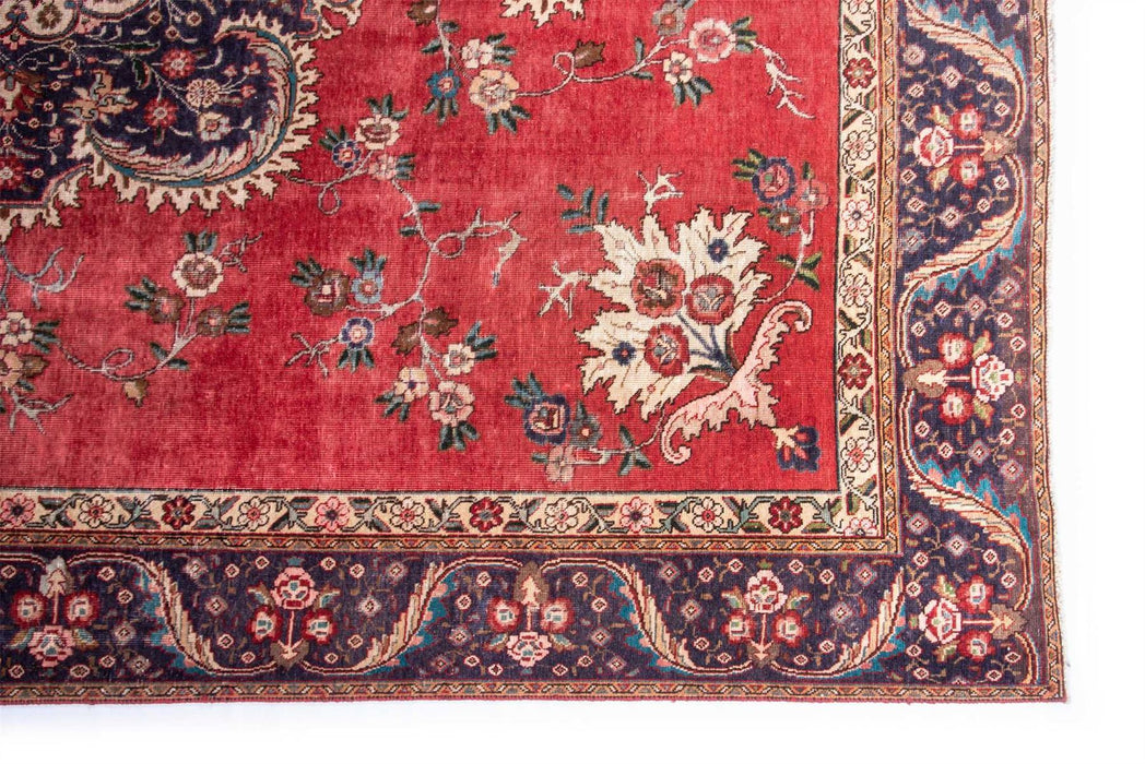 Traditional Vintage Handmade Rug 380X280 CM The Rugs Outlet 