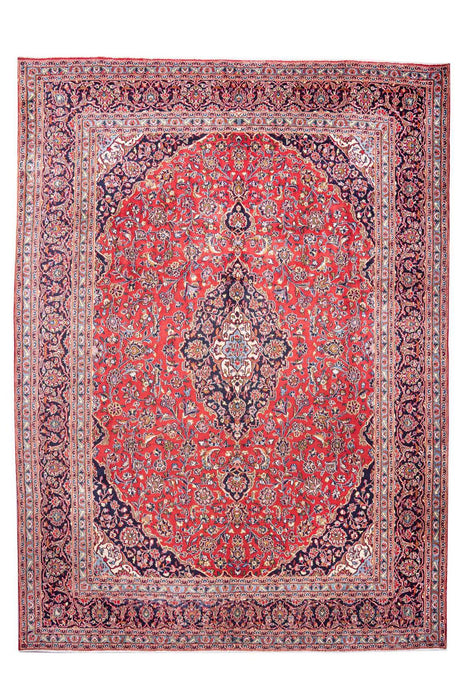 Traditional Vintage Handmade Rug 393X293 CM The Rugs Outlet 