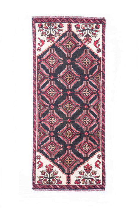 Traditional Vintage Handmade Rug 193X82 CM The Rugs Outlet 