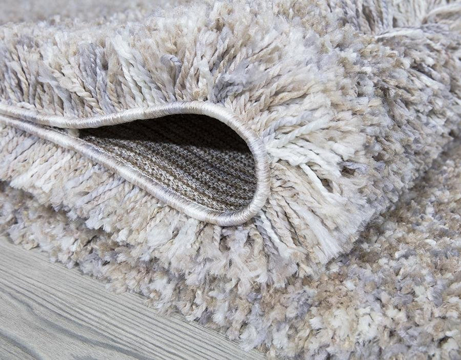 Fluffy Soft Shaggy Beige Rug