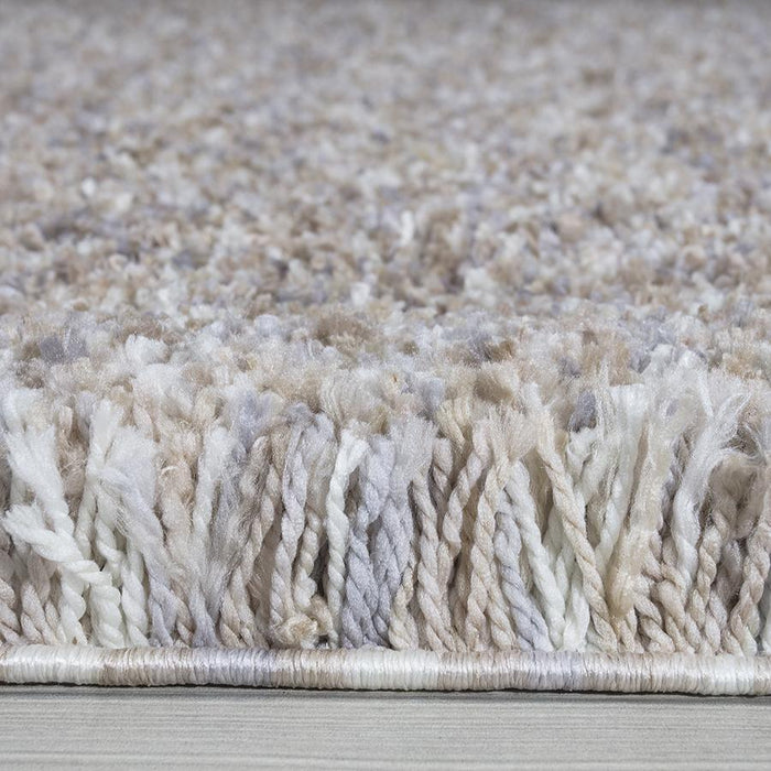 Fluffy Soft Shaggy Beige Rug