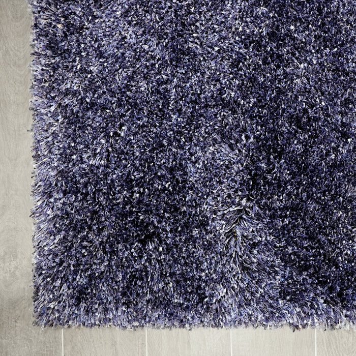 Fluffy Soft Shaggy Blue Rug