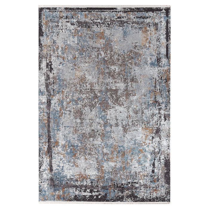 Kalipso Abstract Design Rug (V4) - Grey