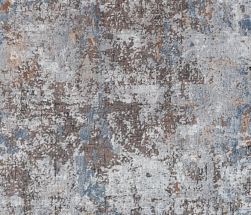 Kalipso Abstract Design Rug (V4) - Grey