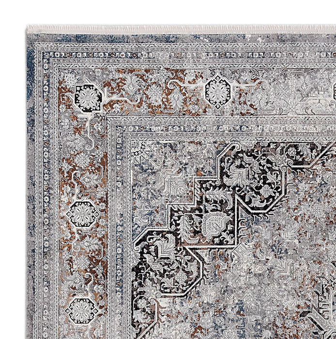 Kalipso Traditional Design Rug (V2) - Grey