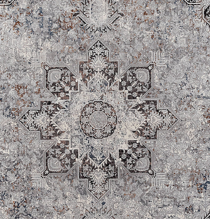 Kalipso Traditional Design Rug (V2) - Grey