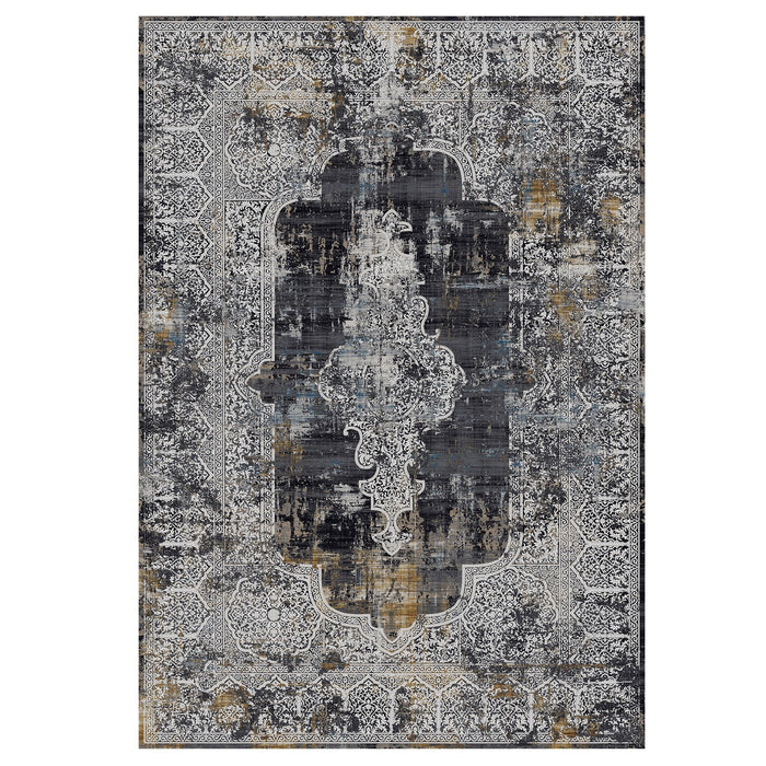 Kalipso Traditional Design Rug (V4) - Black