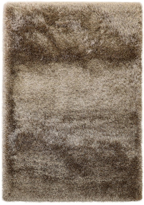 Lily Shimmer Taupe Shaggy Rug