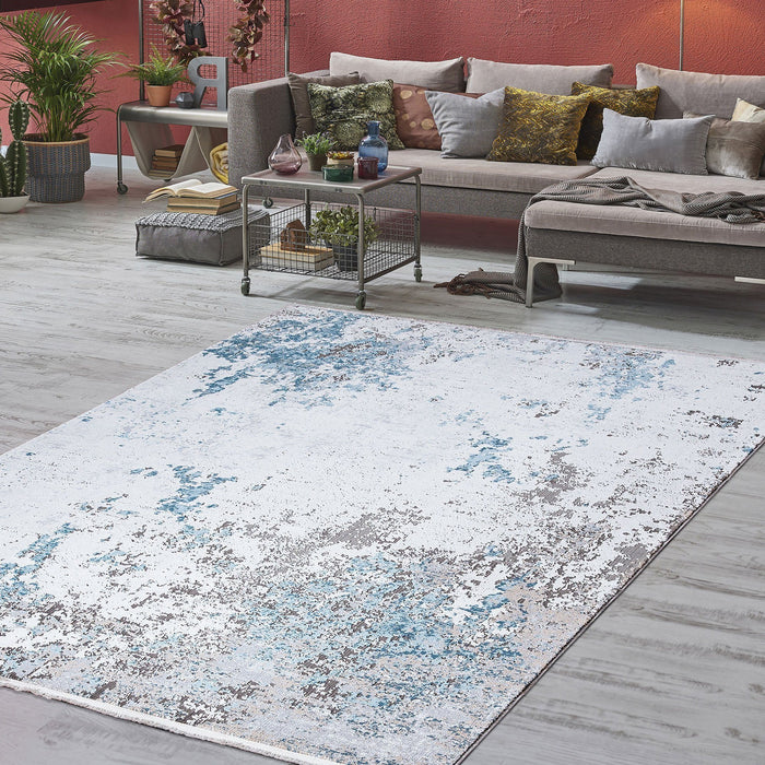 Luxy Stone Rug - Blue