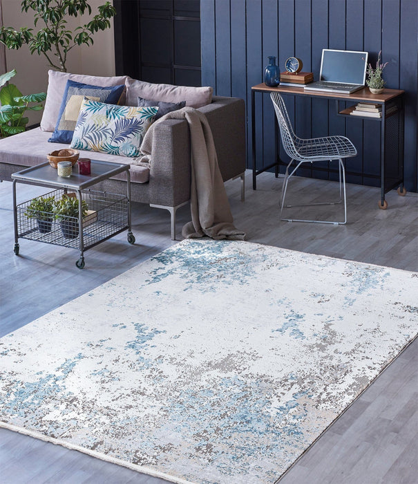 Luxy Stone Rug - Blue