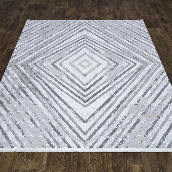 Luxy Geometric Rug - Beige