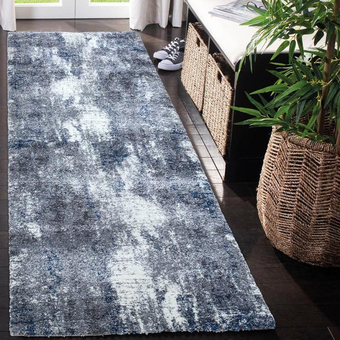 Mayfair Abstract Design Rug (V1) - Blue