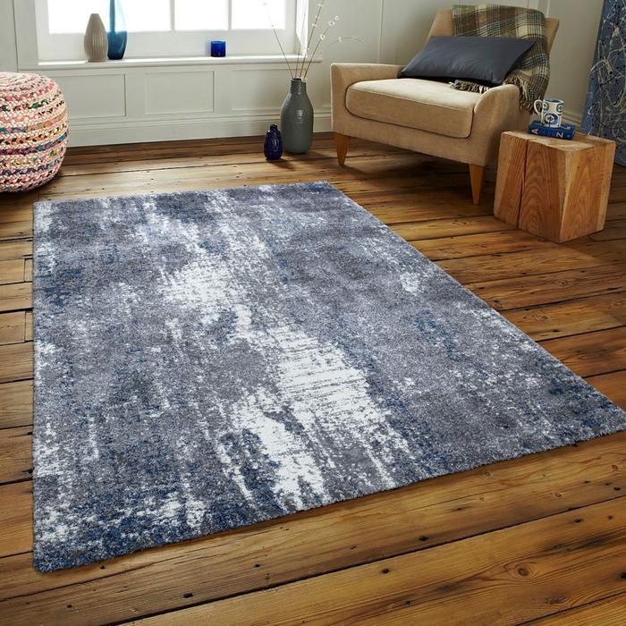 Mayfair Abstract Design Rug (V1) - Blue