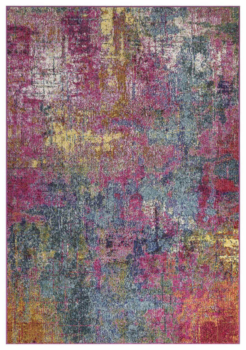 Miami Abstract Design Rug (V1) - Multi