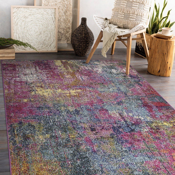 Miami Abstract Design Rug (V1) - Multi