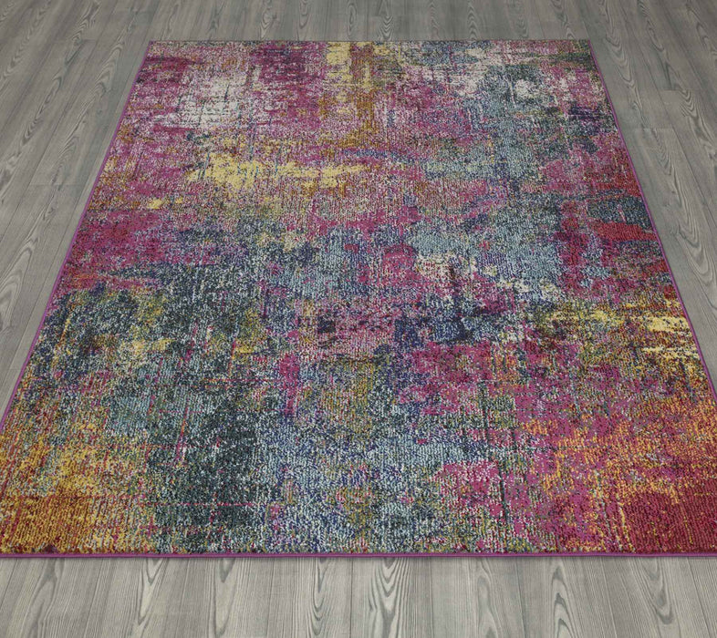 Miami Abstract Design Rug (V1) - Multi