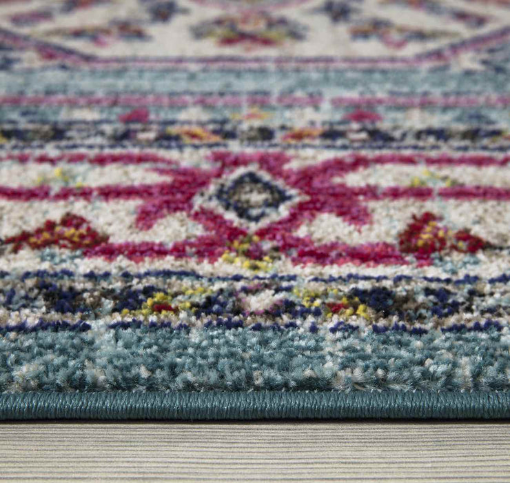 Miami Traditional Design Rug - Blue