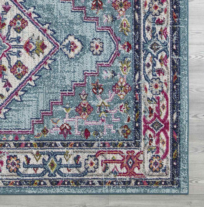 Miami Traditional Design Rug - Blue